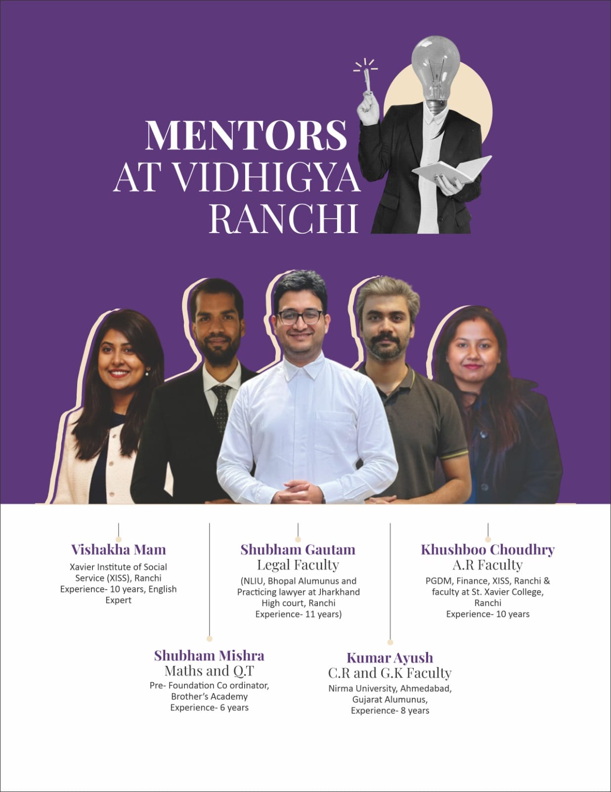 Vidhigya Ranchi – Interactive classroom and personalised mentorship sessions